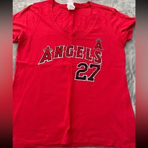 Los Angeles Angels of Anaheim T shirt v neck